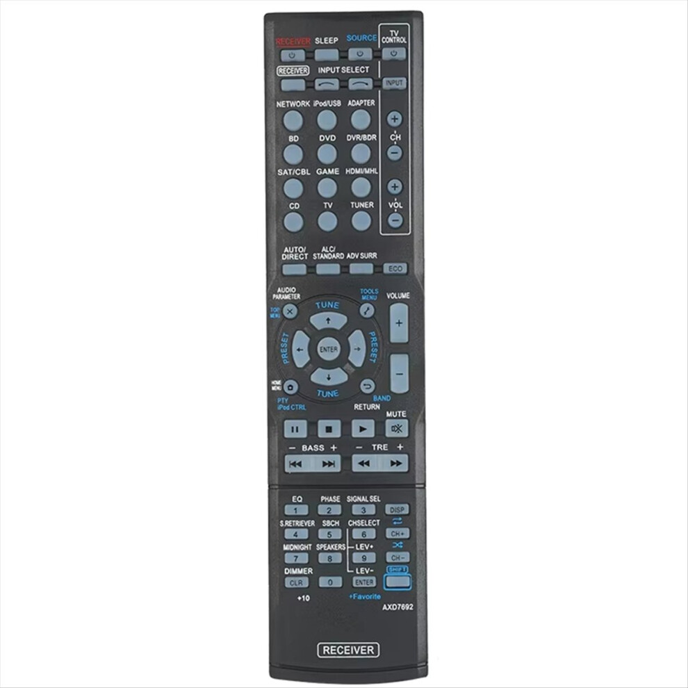 Axd7692 Remote Control For Av Receiver Vsx-43 Vsx-528 Vsx-823 Vsx-828 Vsx-5231 Vsx-528-S Vsx-828-S Vsx-528-K 4852710000964