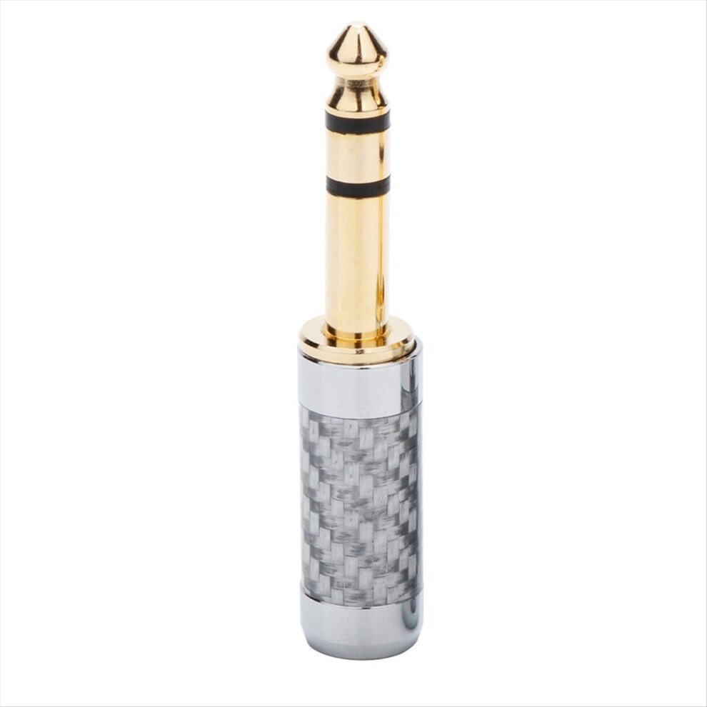 6.35Mm 3Pins Male Plug Connector Replacement Part Microphone Cable Connecting Adapter Gold 4852710096752
