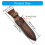 Premium Leather Blade Sheath Pouch Holder For Outdoor Use Secure 3
