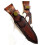 Premium Leather Blade Sheath Pouch Holder For Outdoor Use Secure 7