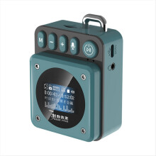 Mini Portable Bluetooth Speaker Lyrics Display Heavy Soundbar Handsfree Call MP3 Music Player Recorder C