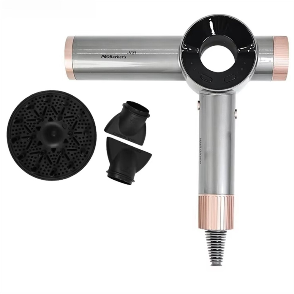 Exogio High-Speed Bladeless Hair Dryer With A Rotational Speed Of 120,000 Rpm,Professional High Power Eu Plug B