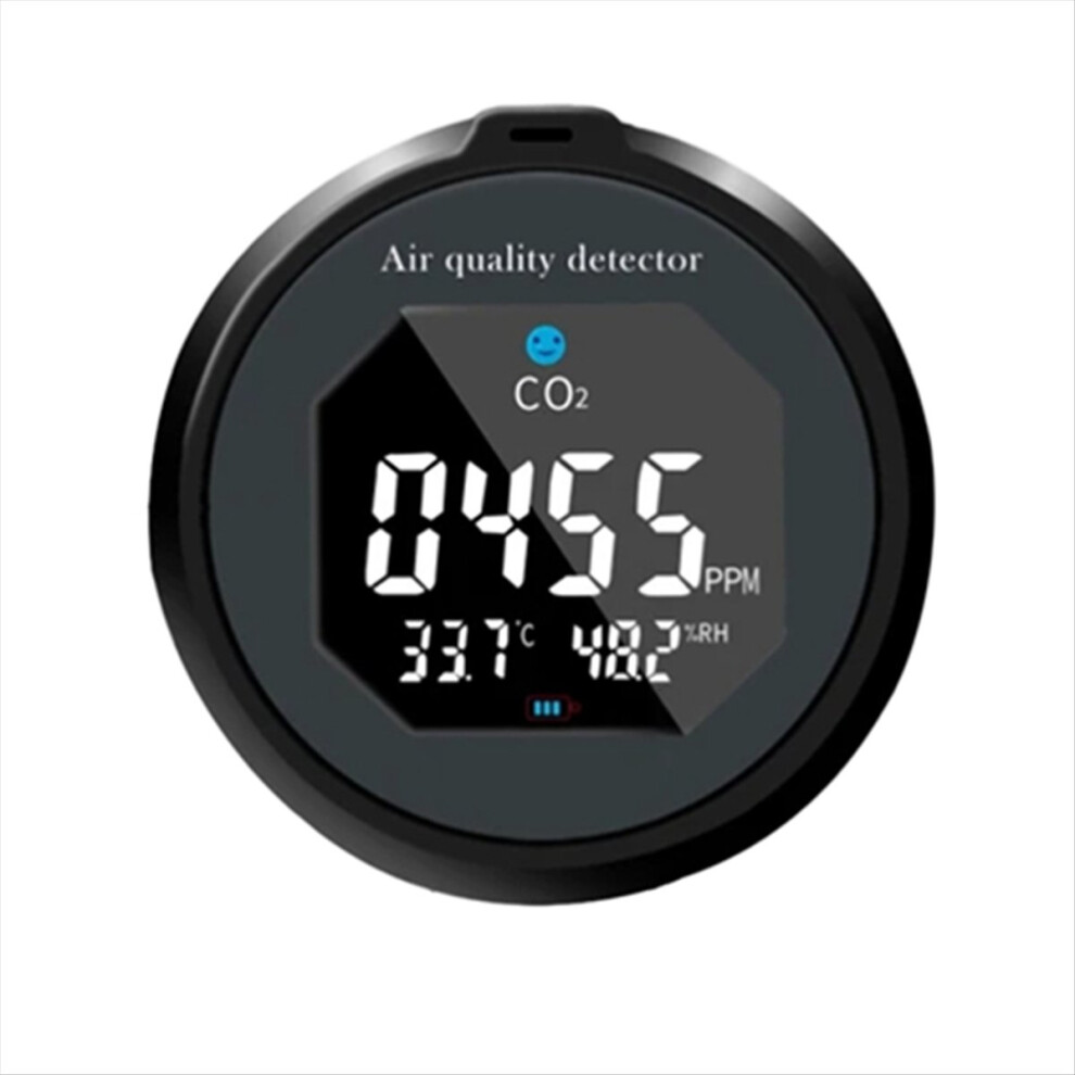 Co2 Meter Alarm Instrument Multifunctional Thermohygrometer Air Quality Detector Tester For Home 4852710016576