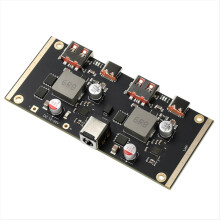 100W Lithium Battery Charger Board 5-Port DC 12-30V Type-C/USB A Mobile Power Bank 18650 Charging Module PD/QC 2.0 3.0