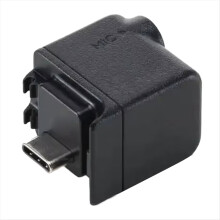 Professional 3.5mm Microphone Adapter for Action 4 Camera Accessory Input with Type C Power Supply