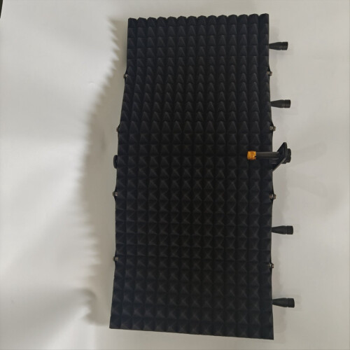 5-Panel Microphone Isolation Shield Soundproof Cover Grid Design Semi-Circular Noise Reduction Wind Screen 1