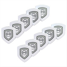 10Pcs NFC RFID Patrol Point Card 13.56MHz FM11RF08 Anti-Metal 70x60mm HF Shield Inspection Tags for Security