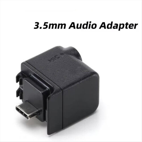 Professional 3.5mm Microphone Adapter for Action 4 Camera Accessory Input with Type C Power Supply 1