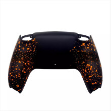 DIY-Unterteil für Joystick-Gamecontroller, rutschfeste Rückseite, schwarz-orange