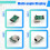 CH9120 Network TTL Serial Port Module Transparent Transmission 10M Ethernet WCH Server 9