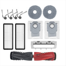 Vacuum Cleaner Accessories for Qrevo C/Qrevo 5AE/Qrevo EdgeC Main Brush Dust Bag Side Mop Cloth Filter