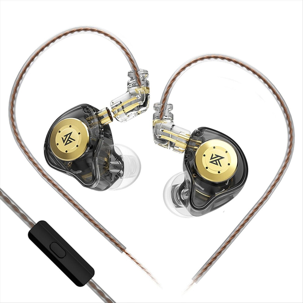 Pro Gaming Earbuds, Hifi Iem Earphones Dual Driver In Ear Monitor For Audiophile Dj Singers Black 4852710012134