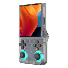 R36 Ultra Retro Handheld-Videospielkonsole 64 GB, über 15.000 Spiele, 4-Zoll-Bildschirm, 3D-Joystick, Linux, tragbarer Player B