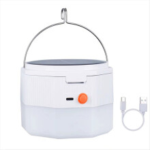 Multifunktionslampe 120W Solar-Zeltleuchte, Notbeleuchtung, wiederaufladbar, Campinglampe, die Mücken abwehrt