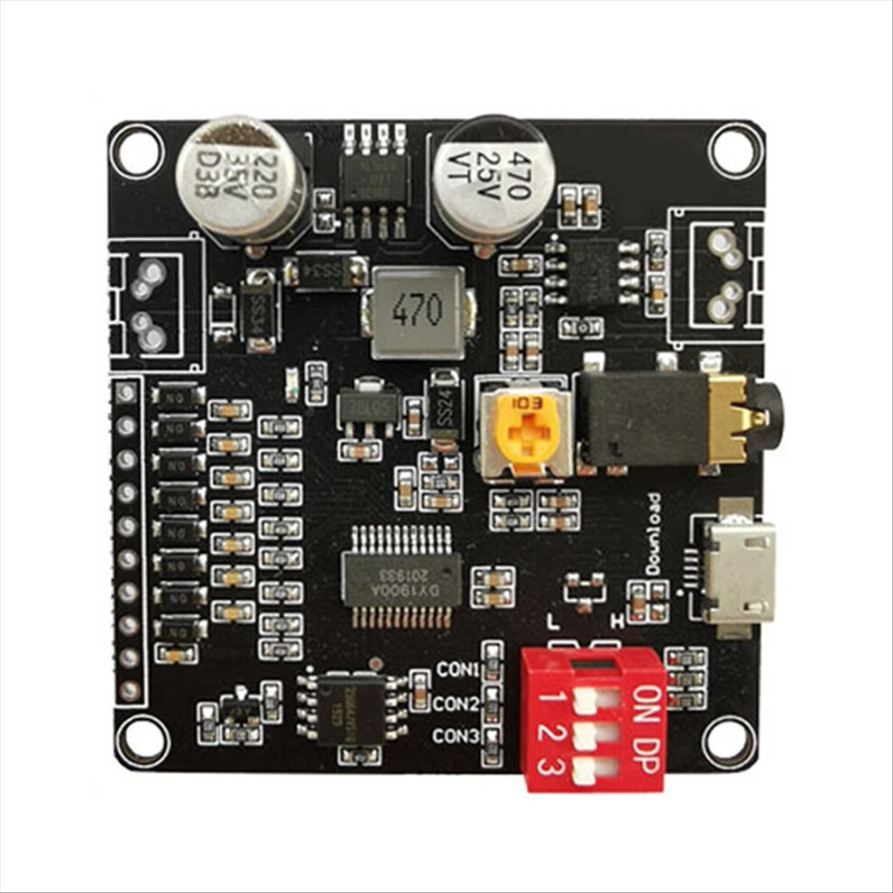 Dy-Hv8f 12V/24V Trigger Serial Port Control 10W/20W Voice Playback Module With 8Mb Flash Storage Mp3player For ,B 4852710012158