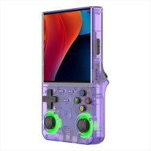 R36 Ultra Retro Handheld-Videospielkonsole 64 GB, über 15.000 Spiele, 4-Zoll-Bildschirm, 3D-Joystick, Linux, tragbarer Player C