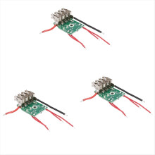 3 Stück Li-Akku-Ladeschutzplatinen (PCB) für schwarze 20V LB20 LBXR20 Elektrowerkzeugakkus