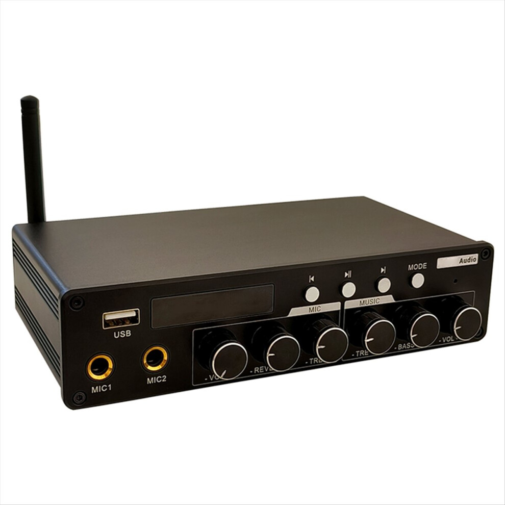 As200 200W Tpa3116d2 Home Theater Ktv Bluetooth Power Amplifier Karaoke Singing 2.0/5.0/5.1 Channel Multi-Purpose Aux 4852710013247