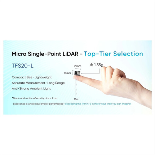 TFS20-L 20Meters UART IIC Miniature Micro-Type Single Point LiDAR Sensor Module Distance MeasurementModule for Drone 1