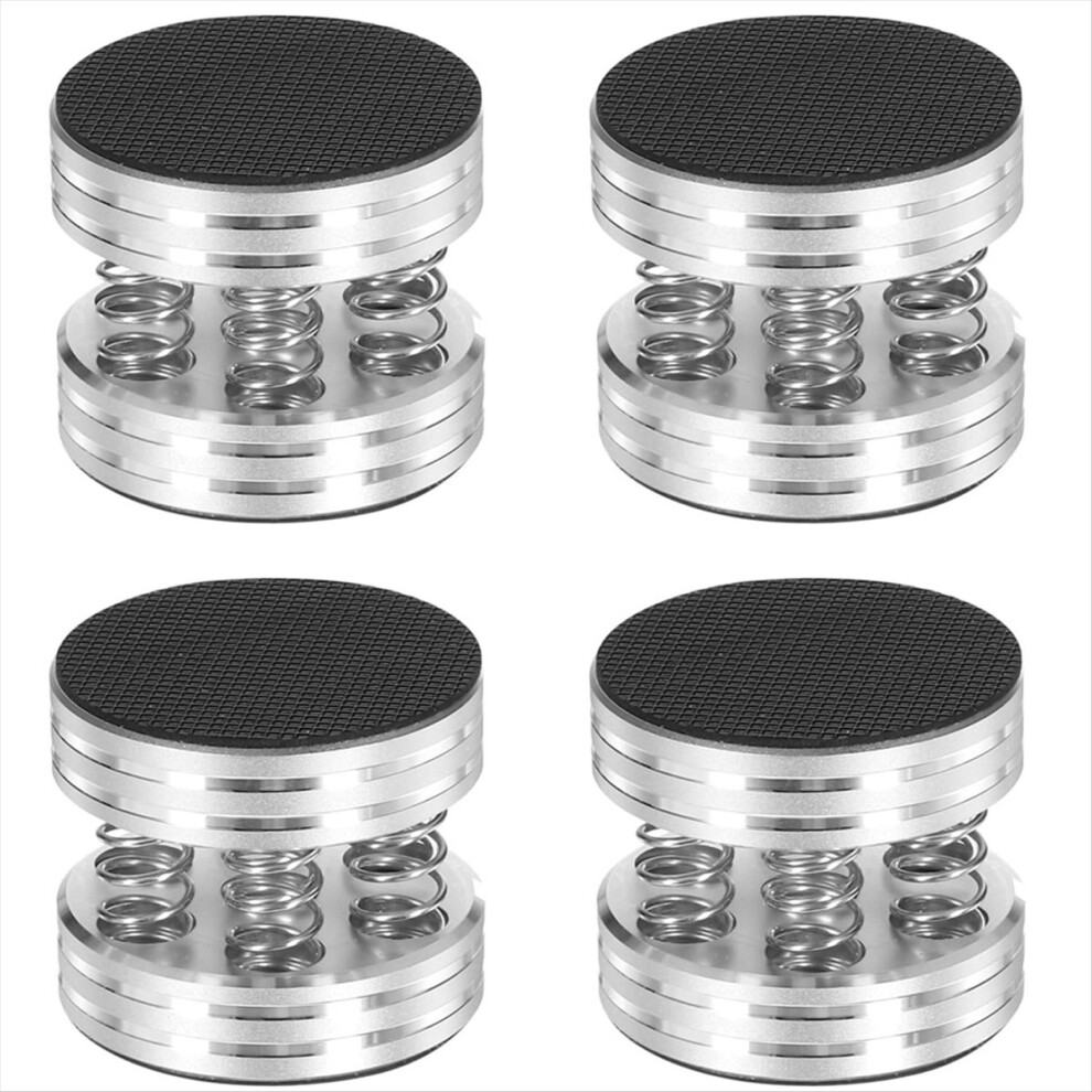 4Pcs Hifi Shock Spikes Aluminium Isolation Plaform Feet Spring Damping Pad For Audio Amplifier Speaker Turntable Player 4852710013148