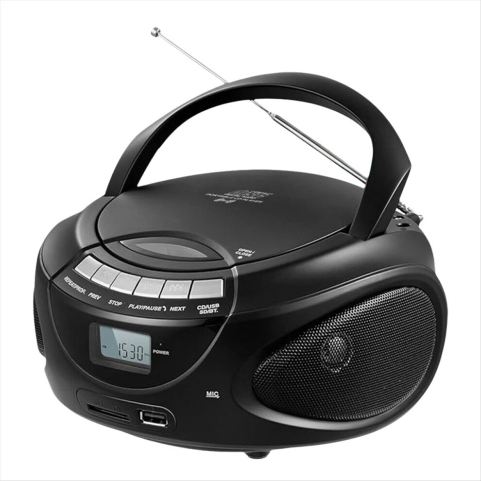 Multifunctional Cd Cassette Player Bluetooth Am/Fm Radio Portable Student Learning Mp3 Stereo Music Player(Eu) 4852710098916