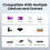 Cat6/Cat6a 24 Pack Slim RJ45 UTP Network Cord 10Gbps Cat 6 Patch Cable for Panel to Switch Flexiable 7