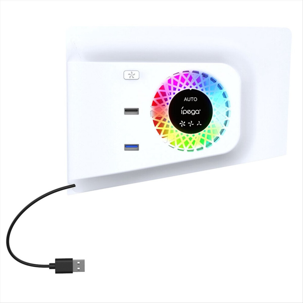 For Slim Temperature Controlled Cooling Fan With Cooler + Usb, Hub Rgb Lights Pg-P5s019 5 Slim 4852710019669