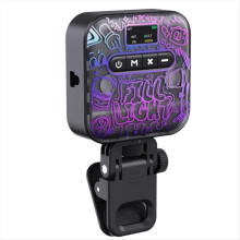 RGB Mini-Selfie-Leuchte, tragbar, magnetisch, 2500–9000 K, vollfarbig, einstellbar, Fotolicht