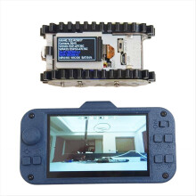 ESP32 ferngesteuertes Panzermodell, Metallchassis-Traktor, Raupenfahrzeug, Balance-LKW-Roboter für WLAN-RC B