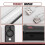 Powerful LED Work Light with Magnet Lighting USB Rechargeable COB Emergency Flashlight Car Garage Handheld Lamp 7
