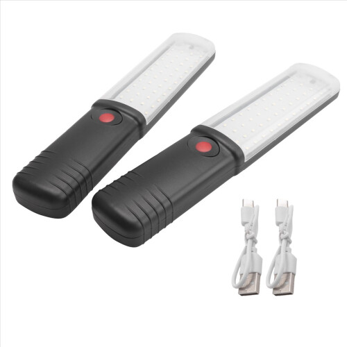 Powerful LED Work Light with Magnet Lighting USB Rechargeable COB Emergency Flashlight Car Garage Handheld Lamp 1
