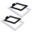 2PCS Desktop Speaker Stand Audio Bracket Tabletop Shock Absorption Holder for Computer Speakers 1