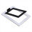 2PCS Desktop Speaker Stand Audio Bracket Tabletop Shock Absorption Holder for Computer Speakers 2