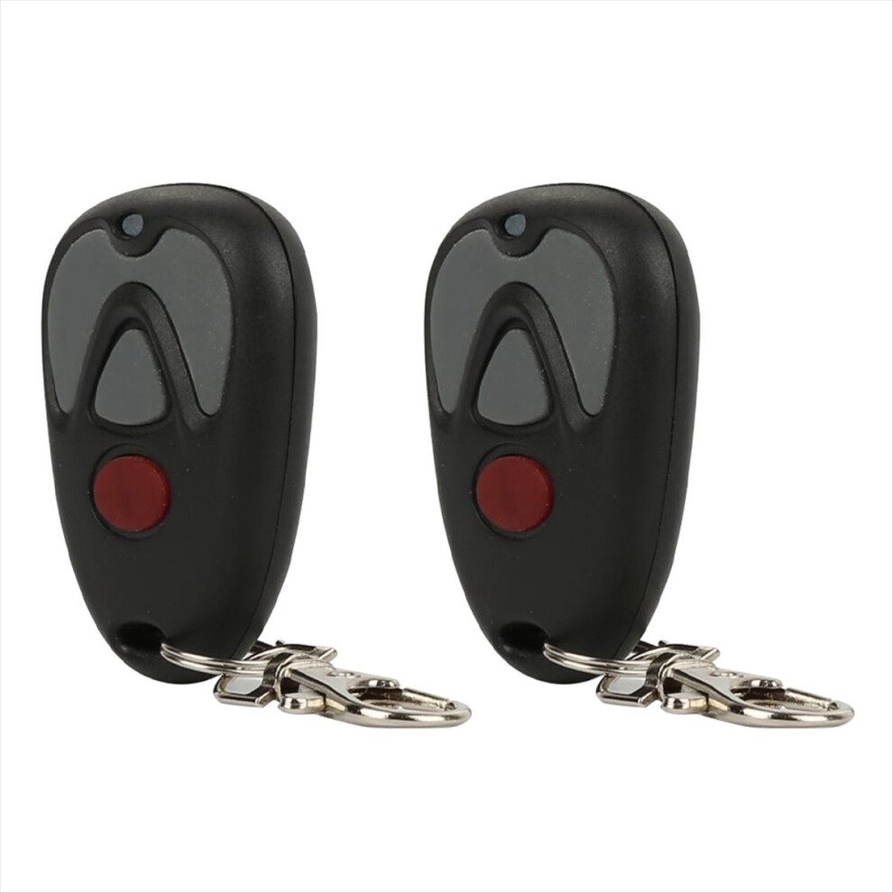 2Pcs Garage Door Electric Remote Control 433 Mhz Duplicator Fixed Code 433.92Mhz Transmitter Keychain Opener 4852710030862