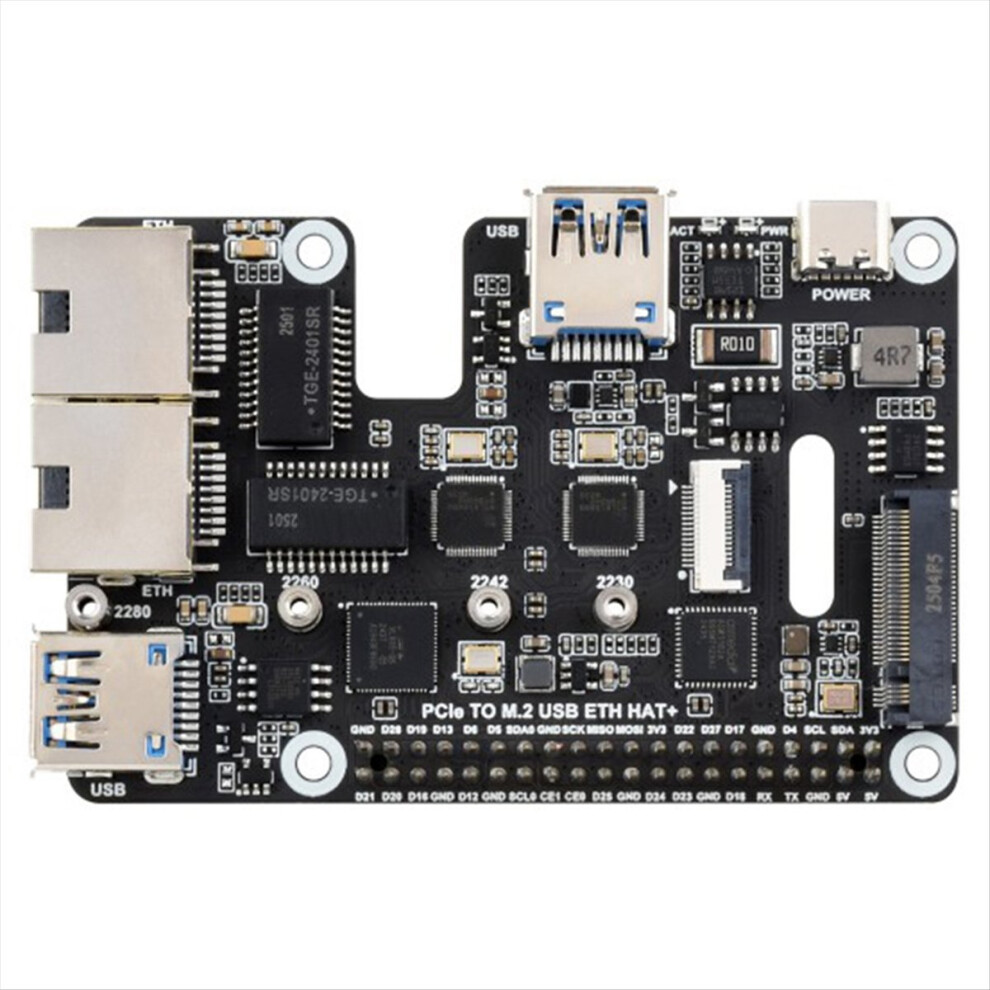 Pcie To Usb 3.2 Gen1 / 2.5G Eth M.2 Nvme Adapter For 5 Supports Protocol Solid State Drive Exogio