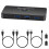 SA06 USB3.0 Splitter 2 Computers Shared Adapter Printer in 4 Out HUB Switch 1