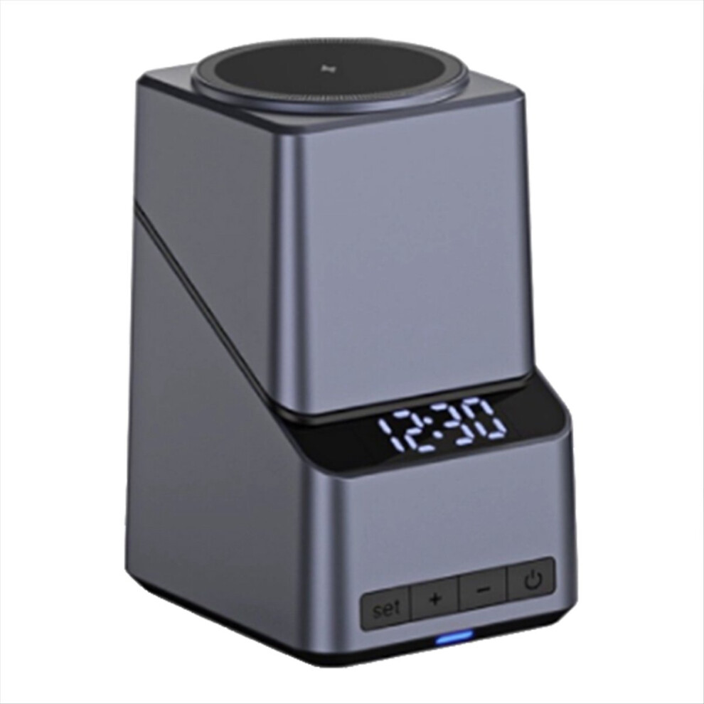 Photos - Other for Mobile 4-in-1 Electric Rotating Magnetic Wireless Charger with Clock, Auto- Design