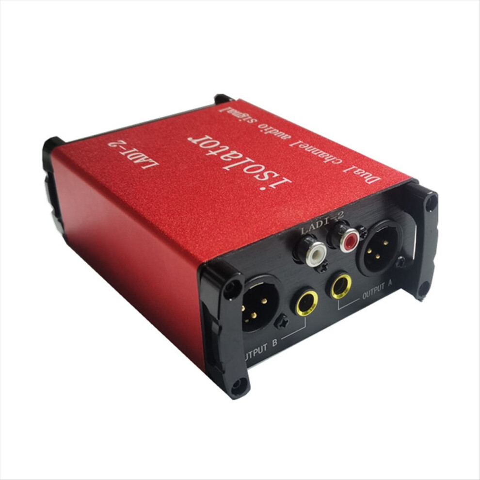 Xlr Audio Isolator 6.35 Common Ground Filter Current Sound Noise Reduction Di Box Port 4852710059610