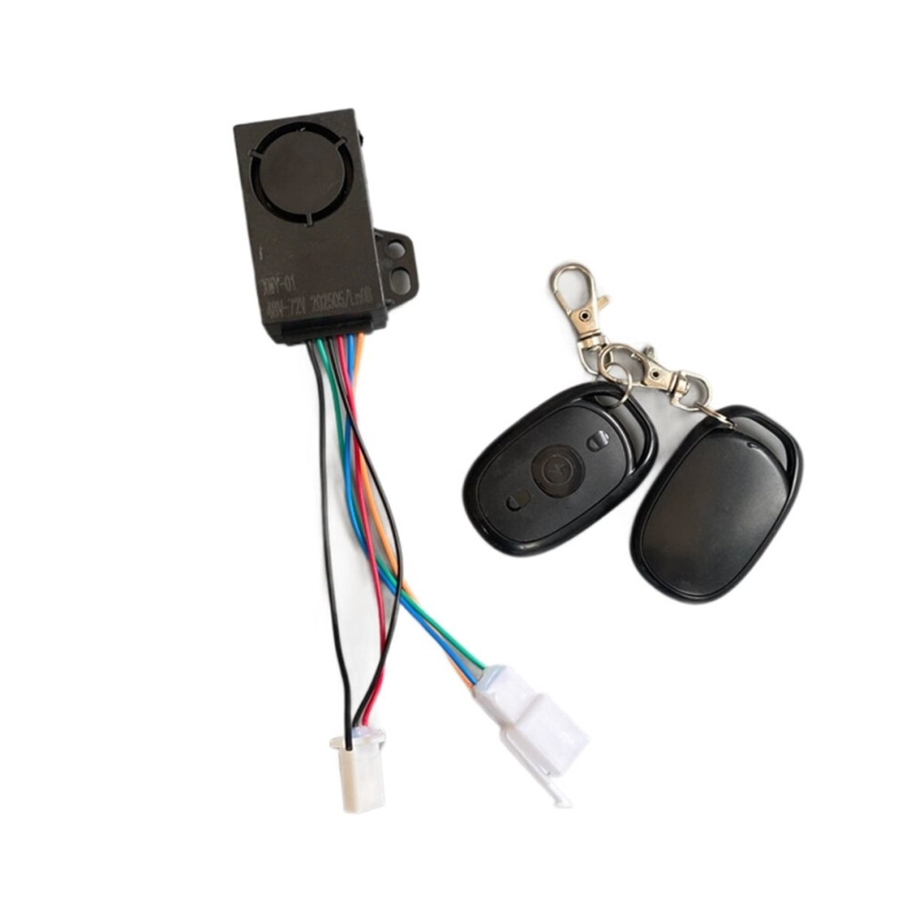 Electric Vehicle Horn, Two-Wheeled And Three-Wheeled 48/60V Auto Motorcycle Accessories Black 4852710080560