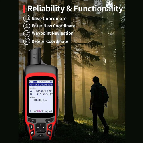 A6 Handheld GPS for Hiking,Multi-GNSS Support, Rugged Navigator,Handheld Navigator Camping Hunting 2