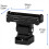 Suitable for GO3S/3 Magnetic Quick-Release Cold Shoe to 1/4 Base Multi-Angle Adjustment Fixed Bracket,B 5