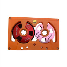 50-Minuten-Leerkassette, doppelseitig, kleines, offenes, hohles Metallgehäuse