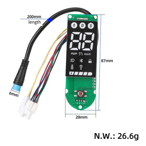 Suitable for 4 Pro Scooter Bluetooth Board () Display Circuit Dashboard Assembly 2
