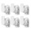 6PCS Speaker Wall Mount Bracket Enhanced Sound Space-Saving Rugged Small Wall-Mounted Accessory Audio Stands 9