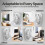 6PCS Speaker Wall Mount Bracket Enhanced Sound Space-Saving Rugged Small Wall-Mounted Accessory Audio Stands 7