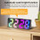 Smart LED Alarm Clock with Customizable Display Options 12/24 Hour Formats & Automatic Brightness Control At Night Black 5