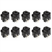XLR-11-Buchse, XLR-Audioverstärker, weibliche Bauteile, symmetrische Kombination