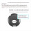 2Pcs 433MHz Copy Remote Control 4 Buttons Round Cloning Wireless Transmitter for Gate Garage Door Light Switch 6
