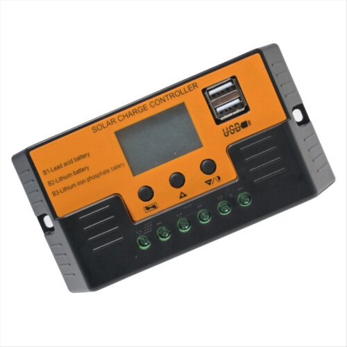 Solar Controller 12V/11.1V/12.8V with USB for Photovoltaic Power Generation 30A 2