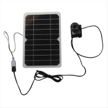 Solar Fountain Pump, 5V 5W Water Pool Fountain, USB Outdoor Garden for Birdbath, and Patio